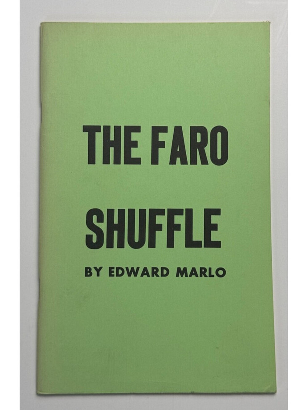 The Faro Shuffle Marlo Card Technique Card Magic Leisure PB